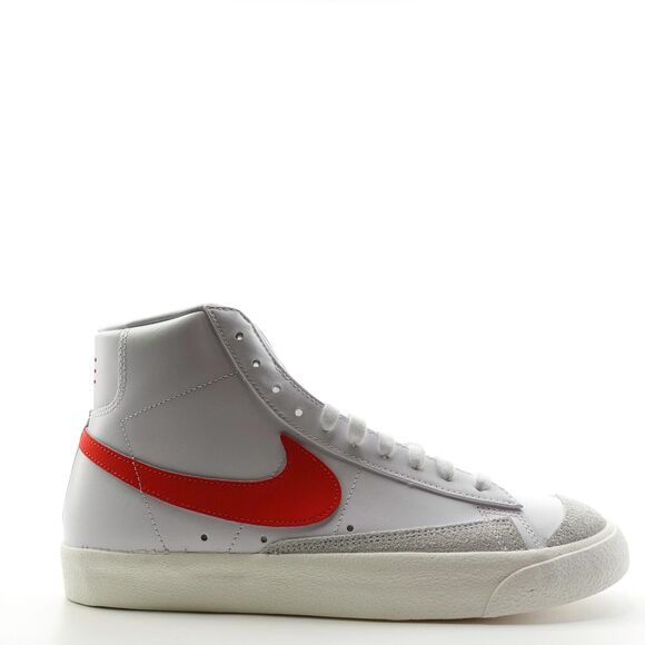 Nike Blazer Mid 77 Womens Size 12 White Habanero Red Sail CZ1055 101 Mens 10.5